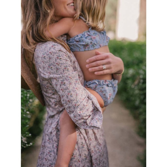 NWT Minnow x Brock Collection Disco Dress in Primrose Print, size Small 2-4 - Picture 3 of 4